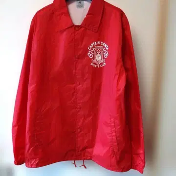 캡틴 산타 남성용 윈드브레이커 XL 레드