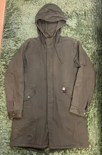 모즈 코트 충전솜 올리브