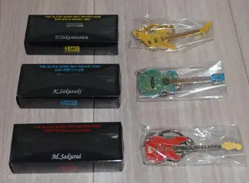 THE ALFEE NEVER FADE 기타 키링 3종 세트