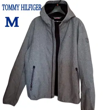 새상품 TOMMY HILFIGER 후드 부착 자켓 남성용 M 안감 플리스