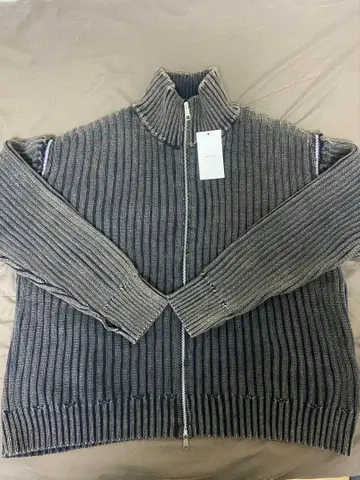 [ selle glant ] 2WAY 드라이버즈 스톤 워시 니트