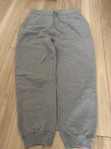 그레이 조거 팬츠 드로우 스트링 포함