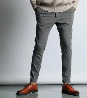 The DUFFER Of ST.GEORGE 그레이 스트레치 슬랙스