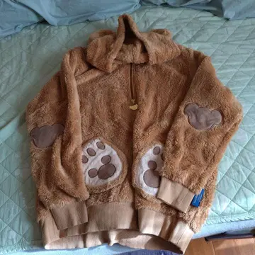 더피 플리스 후드티