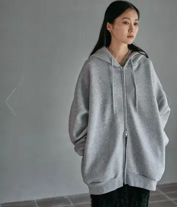 미사용 새상품 렙심 BIG 후디 그레이