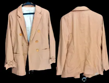 LIZ LISA 베이지 더블 브레스트 자켓