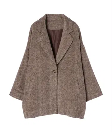 Green Parks ELENCARE DUE 헤링본 숏코트