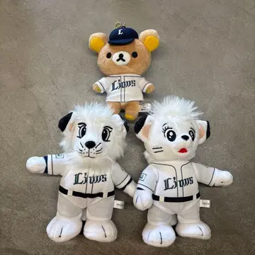 세이부 라이온즈 레오&라이나 약 20cm 덤 포함