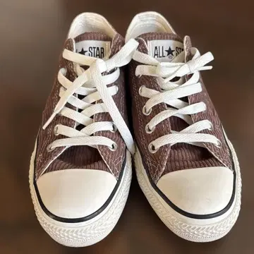 ALL STAR 브라운 코듀로이 스니커즈