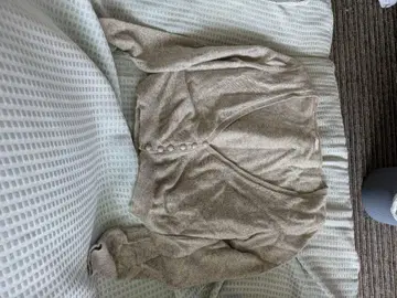 ef-de 에프데 그레이 V넥 긴팔 숏 기장 가디건 몇 회 착용만