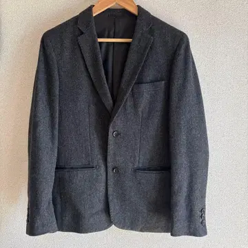 JOURNAL STANDARD 다크 그레이 울 테일러드 자켓
