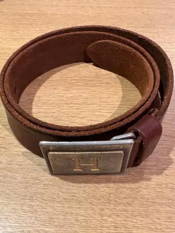 세일 ) 새상품급 ) H.R.M. 브라운 가죽 빈티지 남성용 벨트