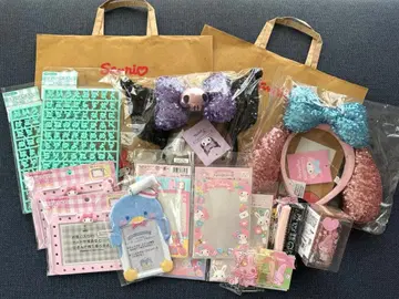 [ 1만 엔 상당 ] 산리오 굿즈 12개 세트 마이멜로디 쿠로미 머리띠