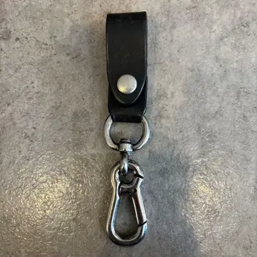 이시무카타야마 백크러쉬 블랙 가죽 키링 키링