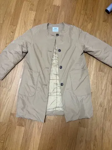 coen 베이지 퀼팅 자켓 L 사이즈