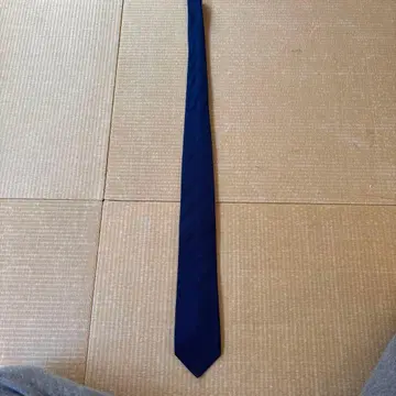 네이비 무지 넥타이