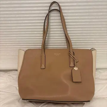 케이트 스페이드 베이지 토트백 숄더백