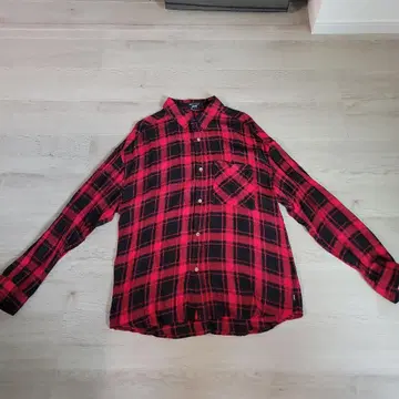 glamb 빅 실루엣 체크 셔츠