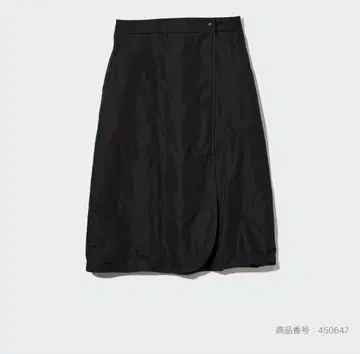 미사용 새상품 유니클로 방풍 웜 이지스커트 L 랩스커트