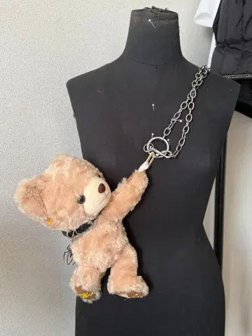 곰 봉제 인형 백