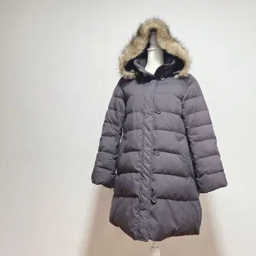 유니클로 브라운 빅 사이즈 다운 코트
