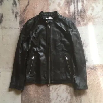 하우스 오브 블루스 블랙 가죽 자켓 라이더 싱글