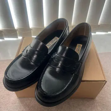 하루타 로퍼 학생 신발 새상품급 23.0 EEE