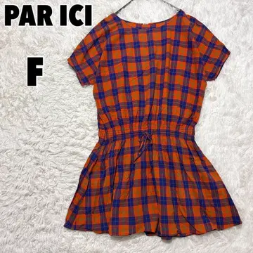 PAR ICI 팰리시 (F) 체크 무늬 원피스