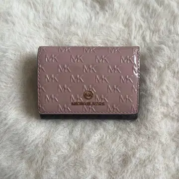 MICHAEL KORS 3단 폴더형 지갑 핑크