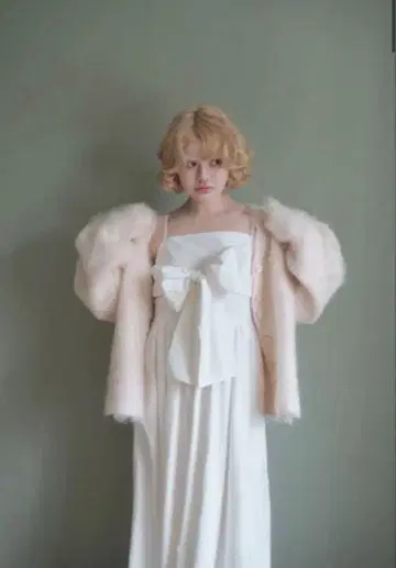 muguet cotton candy loose knit cardigan