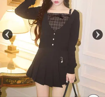 미셸 마카롱 슬림 레그 치마바지