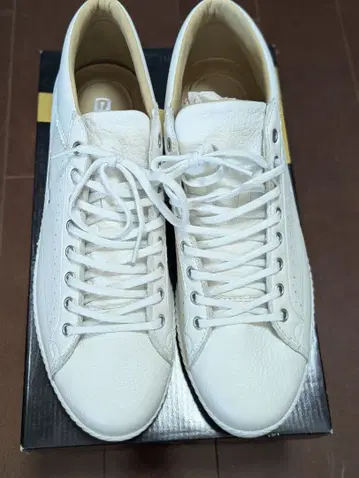 TOP SEVEN 화이트 스니커즈 하이컷 27cm