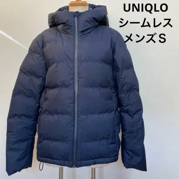 유니클로 심리스 다운 자켓 남성용 S