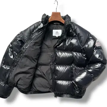 미사용급 근년 XL 피레넥스 다운 자켓 빈티지 미식 블랙