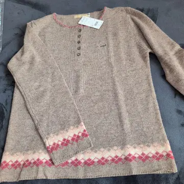 택 포함 CROCODILE 크로커다일 울 혼방 니트 L