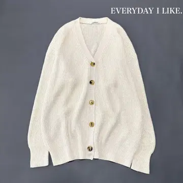 에브리데이 아이 라이크 두지엠 클라세 실크 혼방 니트 가디건