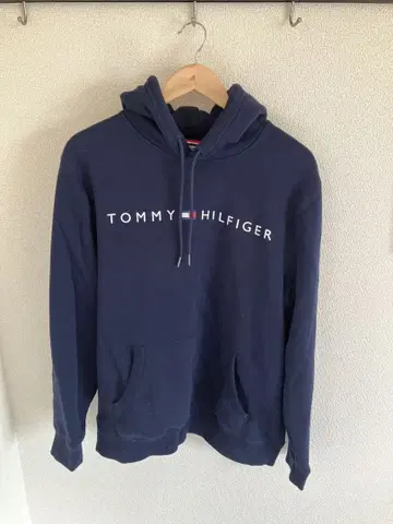 TOMMY HILFIGER 네이비 후드티