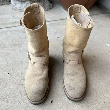 레드윙 베이지 스웨이드 엔지니어 부츠 27cm 박스 포함