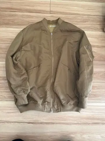 RIAM-PLAGE 베이지 MA-1 자켓