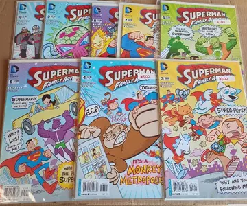 아메리칸 코믹스 리프 슈퍼맨 패밀리 어드벤처 묶음 8권 세트