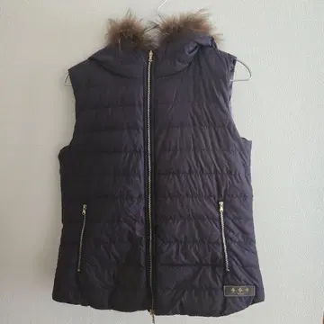 [ 블랙 프라이데이 세일 중 ] TATRAS 후드 부착 퍼플 다운 베스트