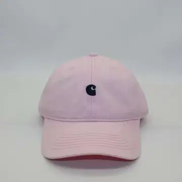 칼하트 핑크 자수 캡