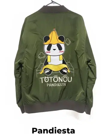 팬디에스타 새상품 리버서블 MA1 자켓 L 사이즈 정도 자수 샘플