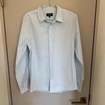 A.P.C. 라이트 블루 긴팔 셔츠 XS