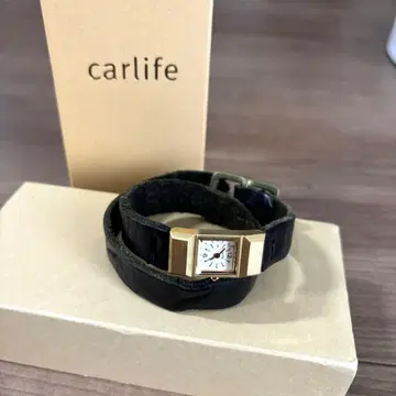 carlife 빈티지 가죽 블랙 팔찌