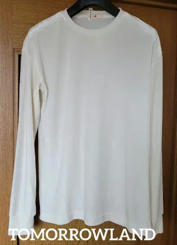 TOMORROWLAND 벨로아 저지 오버컷소 화이트