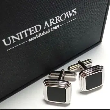 UNITED ARROWS 블랙 커프 링크스