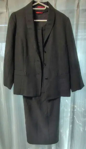 새상품급 예복 블랙스 스커트 수트 자켓 세트