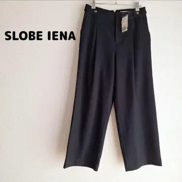 [택 포함 새상품] SLOBE IENA 울리쉬 플라노 사이드 버튼 팬츠