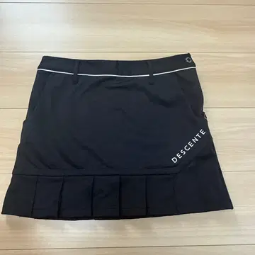 데상트 골프 코팅 니트 본드 스커트 64 (M) 방풍 보온